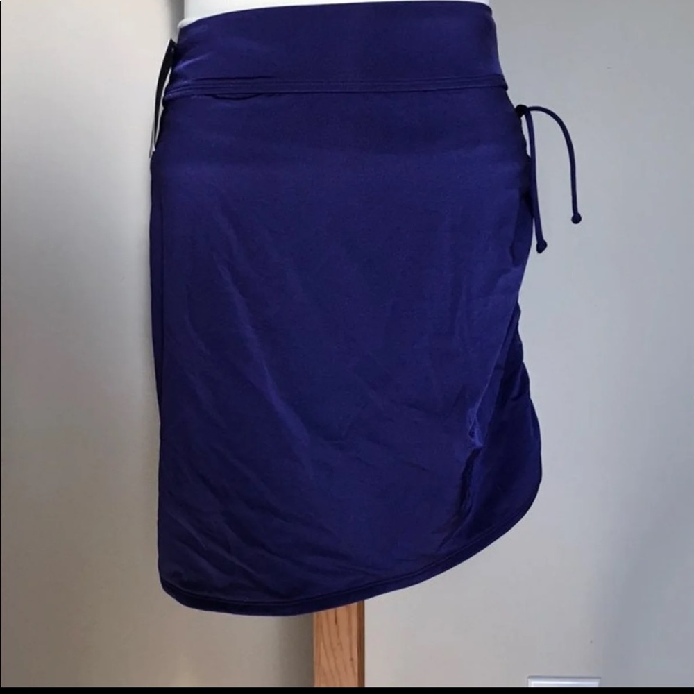 Athleta purple Lycra swim cover up/ skirt